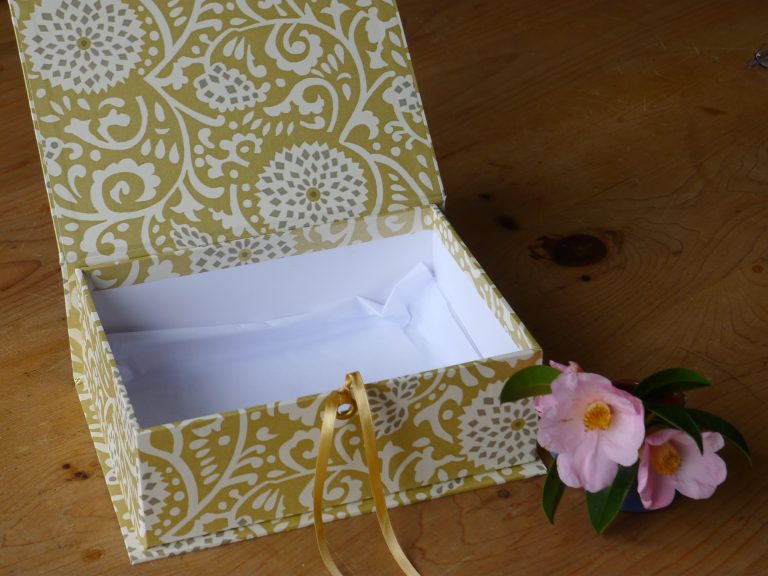 Wedding Photo Treasure Box in Chantry Gold