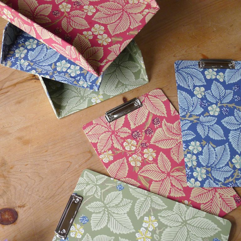 William Morris Clip Board in Bramble designs