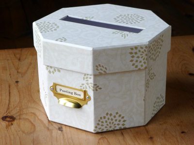 Wedding Posting Hat Box (Octagonal)